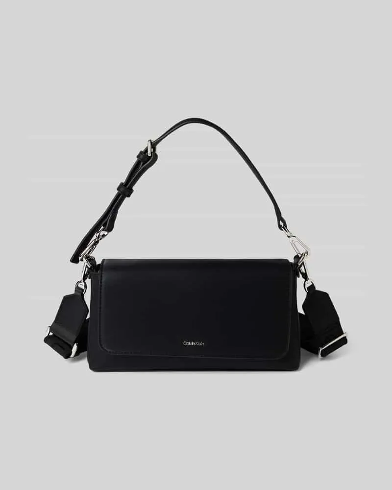 Calvin Klein Handtasche mit Label-Applikation Black