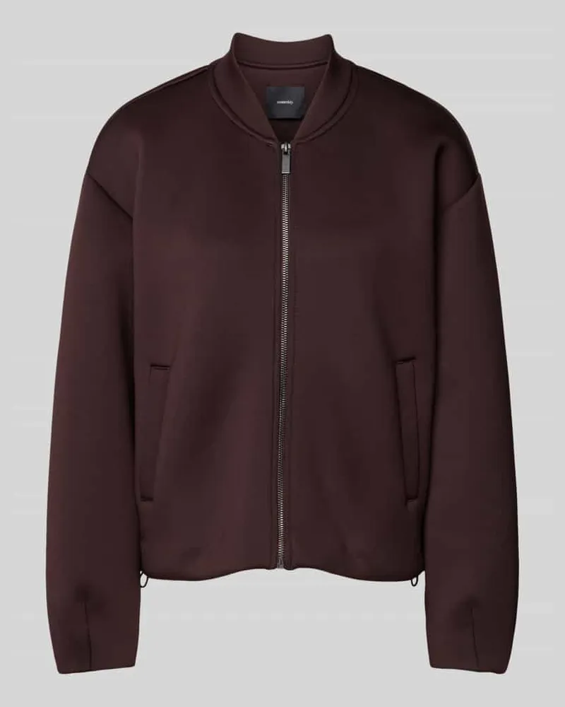 someday. Sweatjacke mit Stehkragen Modell 'Ukuya Bordeaux