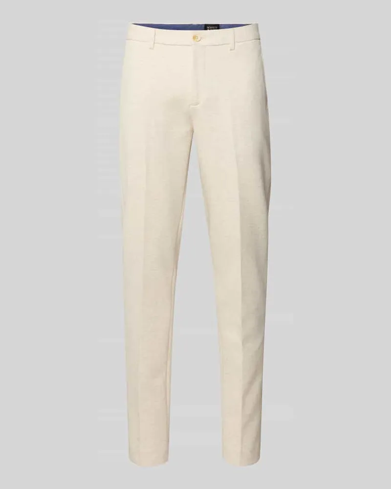 Scotch&Soda Stoffhose mit französischen Eingrifftaschen Offwhite