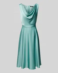 Vera Mont Cocktailkleid mit Wasserfall-Ausschnitt Mint