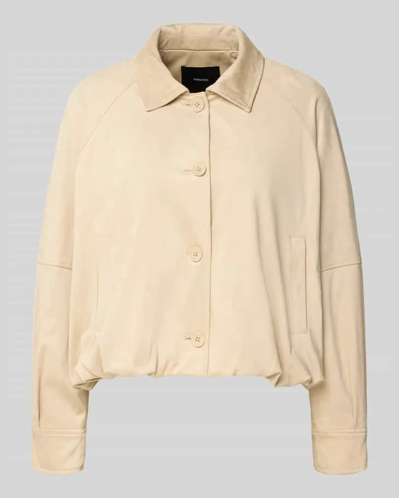 someday. Jacke mit Knopfleiste und Eingrifftaschen Modell 'Nayomi Beige