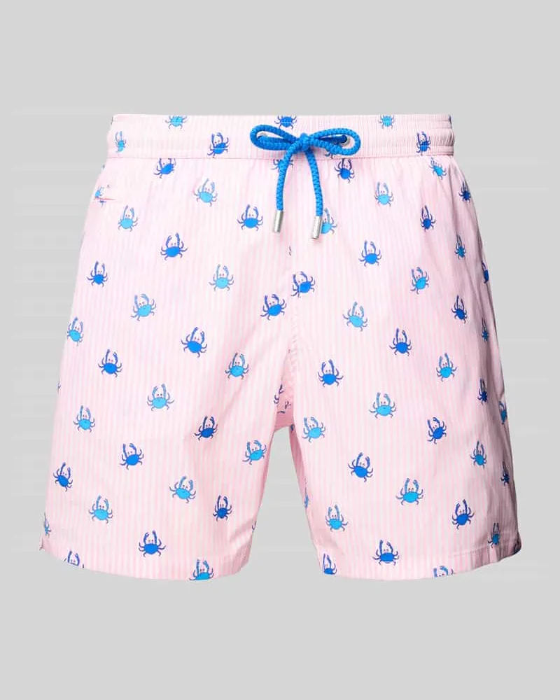 MC2 Saint Barth Relaxed Fit Badeshorts mit Eingrifftaschen Modell 'COMFORT LIGHT Rose