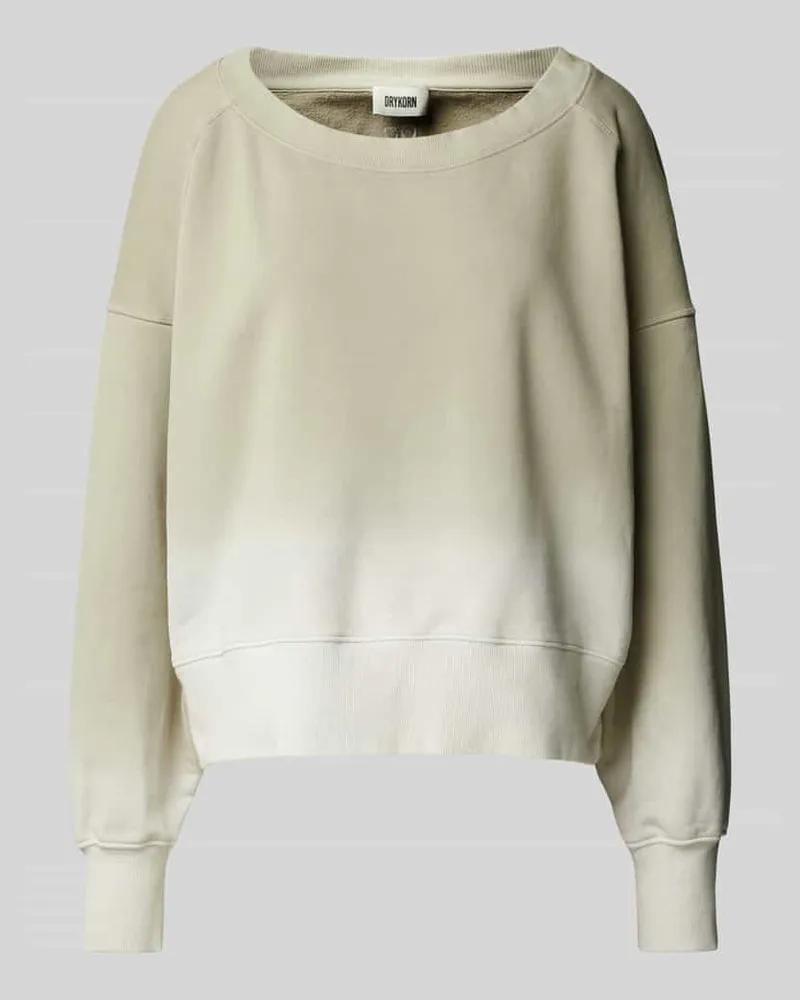 Drykorn Sweatshirt mit überschnittenen Schulter Modell 'LEZY Stein