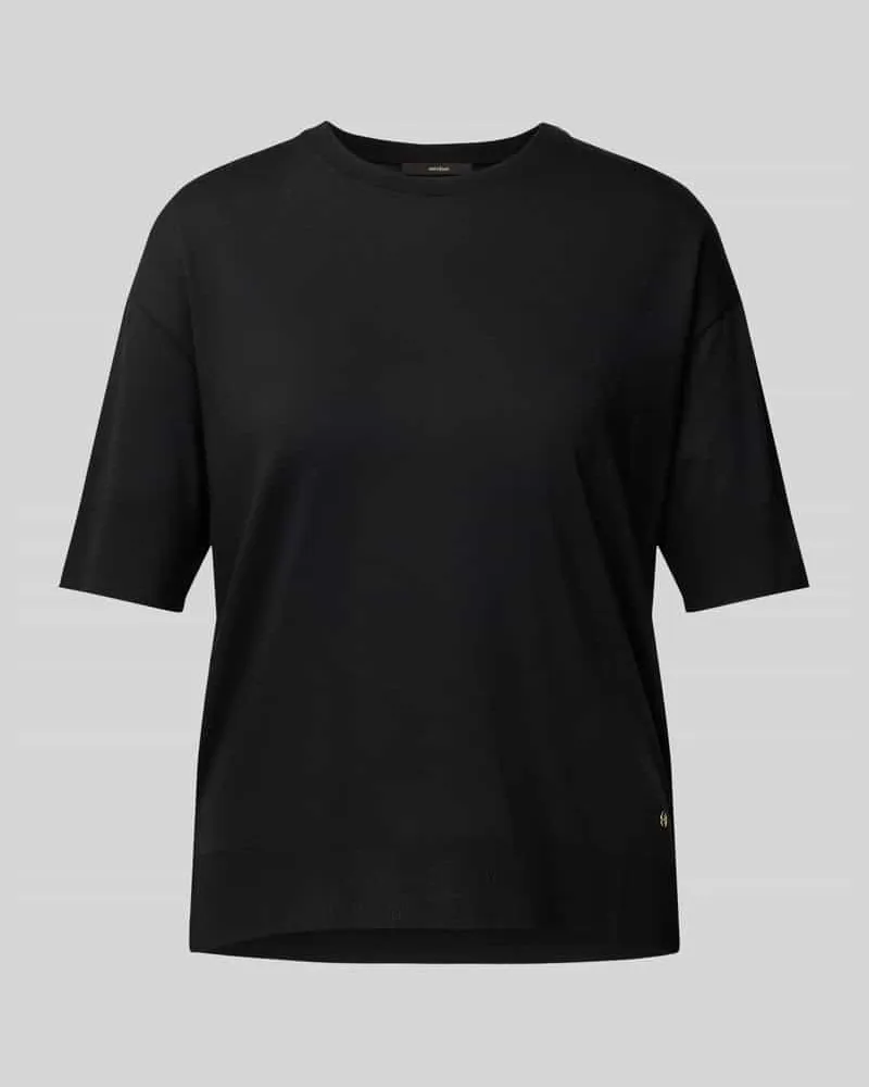 windsor. T-Shirt mit Label-Applikation Black