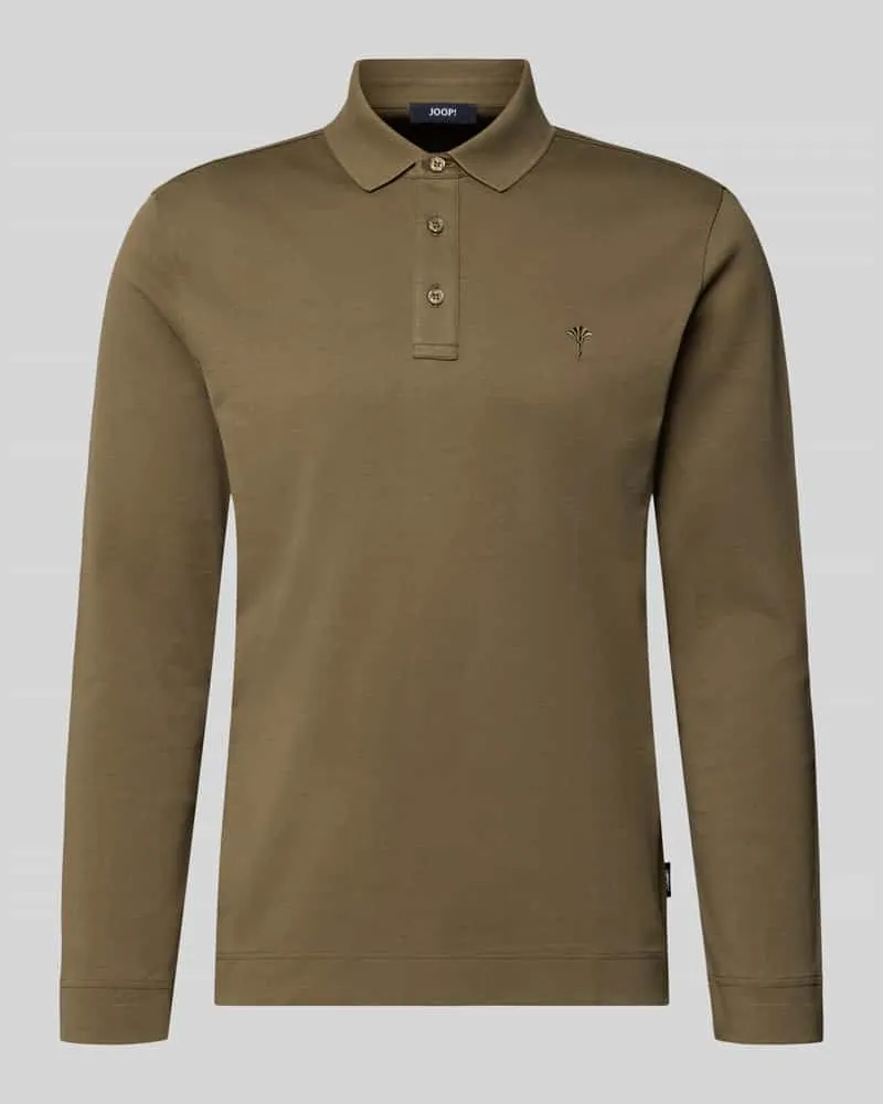 JOOP! Modern Fit Poloshirt aus reiner Baumwolle Modell 'Perolo Oliv