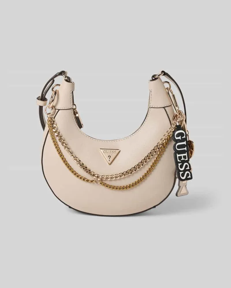 Guess Handtasche mit Label-Details Modell 'DAVINA Beige