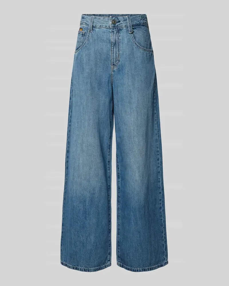 G-STAR RAW Loose Fit High Waist Jeans im 5-Pocket-Design Jeansblau