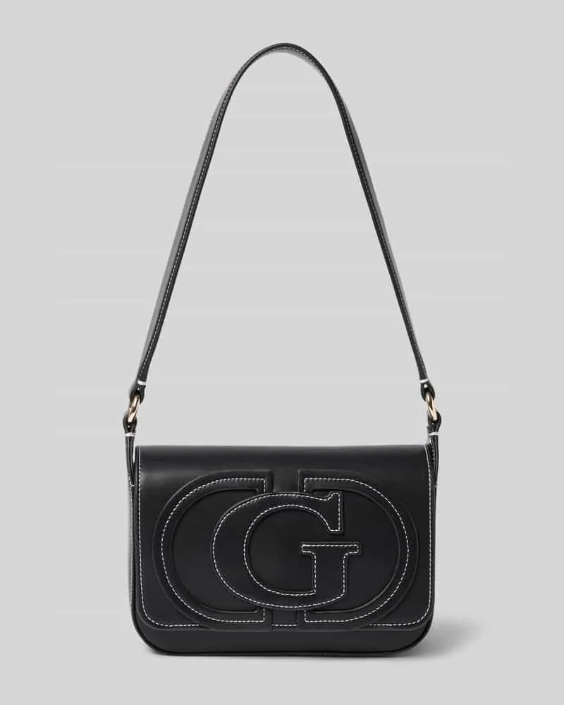 Guess Shoulder Bag mit Logo-Detail Modell 'Ruby Black