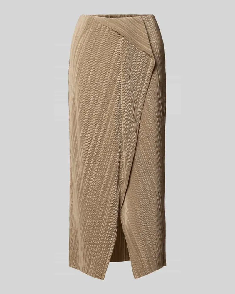 Calvin Klein Enganliegender Midi-Rock mit Label-Applikation Lind