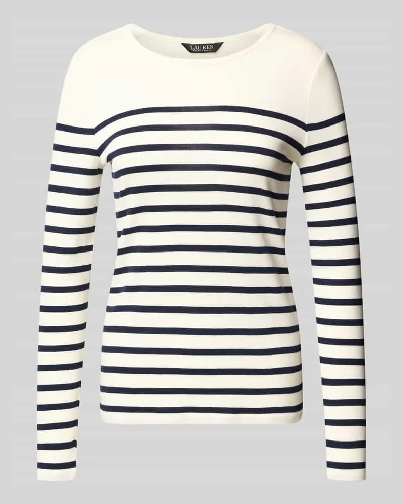 Ralph Lauren Longsleeve mit Rundhalsausschnitt Modell 'KATHARIN Ecru