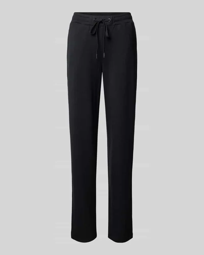 Hanro Regular Fit Pyjama-Hose mit elastischem Bund Modell 'Balance Black