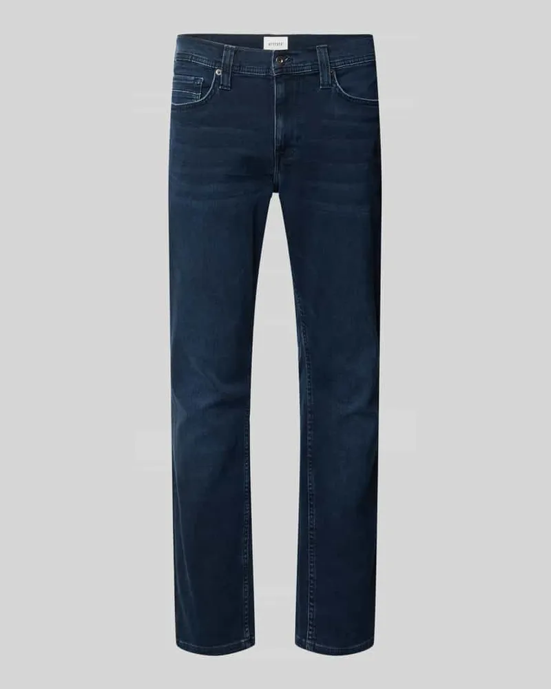 Mustang Slim Fit Jeans mit Eingrifftaschen Modell 'Vegas Marine