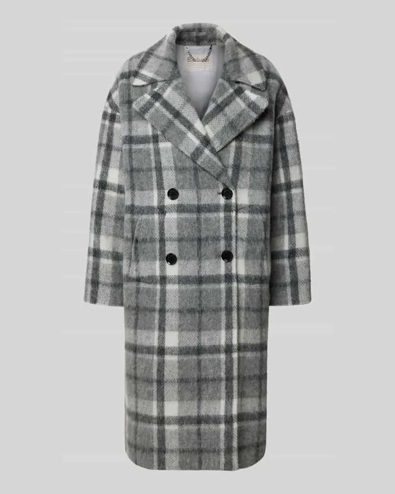 Barbour Regular Fit Wollmantel aus Woll-Mix mit Alpaka-Anteil Modell 'BETTIE Dunkelgrau