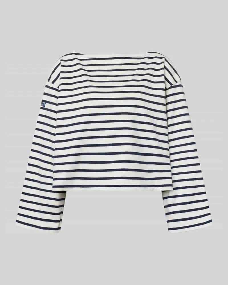 Ralph Lauren Oversized Pullover aus reiner Baumwolle Marine