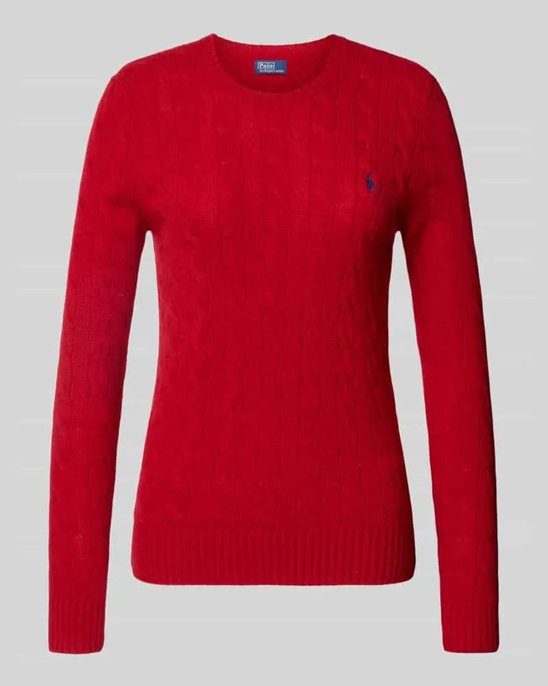 Ralph Lauren Regular Fit Pullover aus Woll-Kaschmir-Mix 'JULIANNA Rot