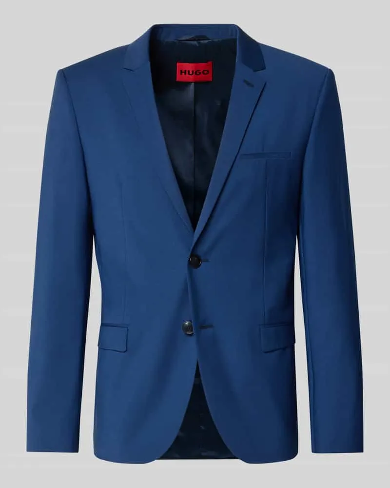 HUGO BOSS Super Slim Fit Anzugsakko aus Schurwoll-Mix Modell 'ARTIM204X Royal