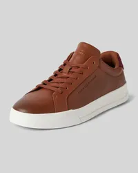 Tommy Hilfiger Sneaker aus Leder mit Label-Detail Cognac