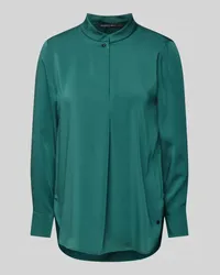 Marc Cain Bluse mit Stehkragen Dunkelgruen