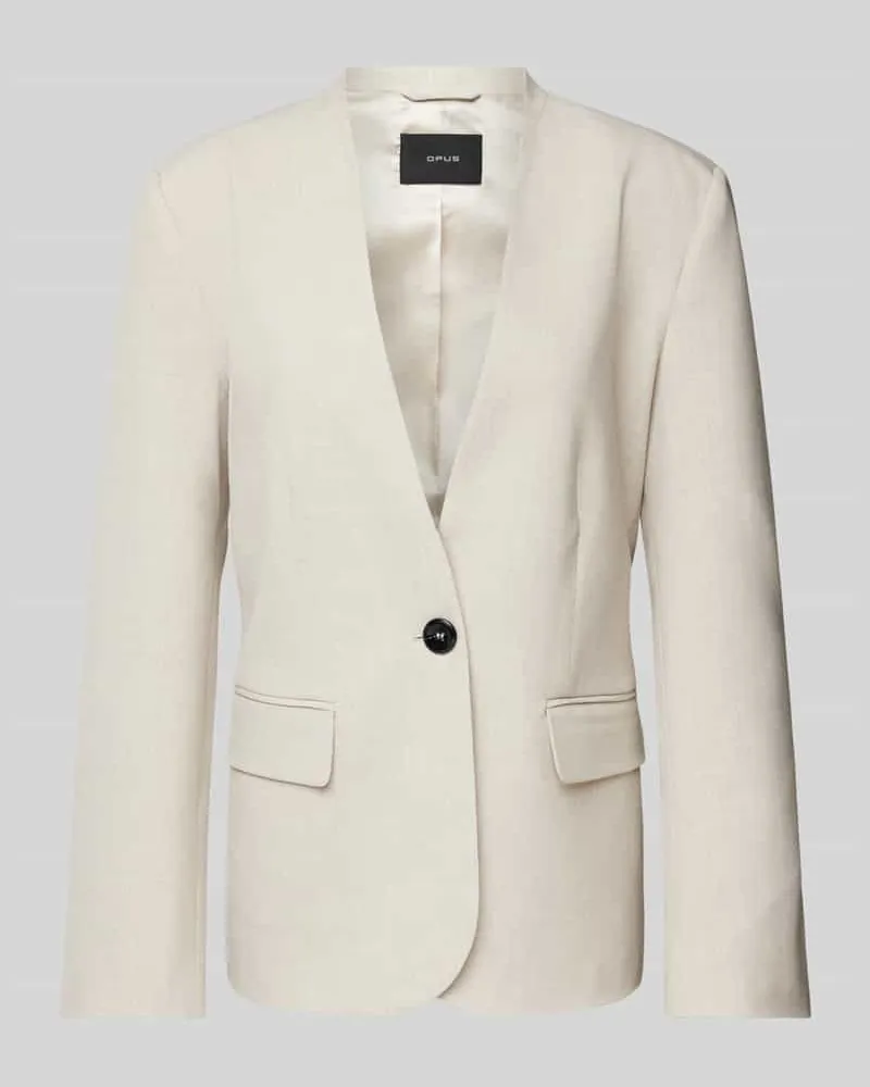 OPUS Blazer mit Pattentaschen Modell 'Jalma Beige