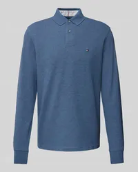 Tommy Hilfiger Poloshirt mit Label-Stitching Marine