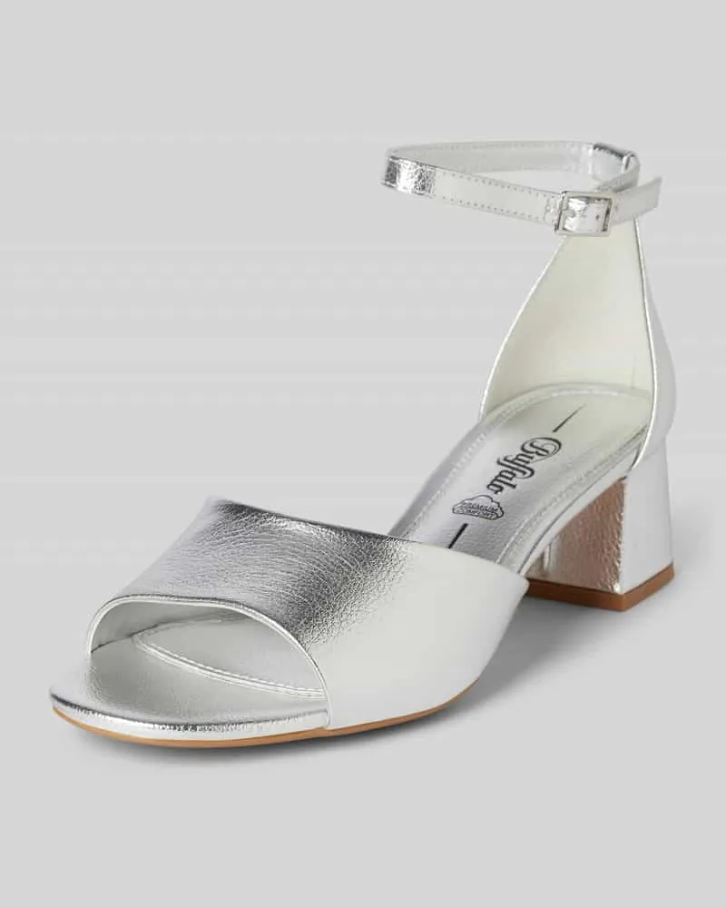 Buffalo Sandalette in metallic Modell 'LILLY NEAT Silber