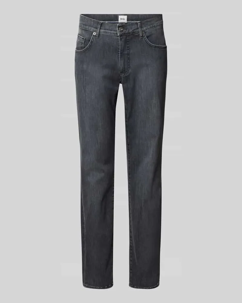 Brax Jeans mit Eingrifftaschen Modell 'CHUCK Anthrazit