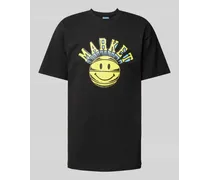 T-Shirt mit Rundhalsausschnitt Modell 'SMILEY