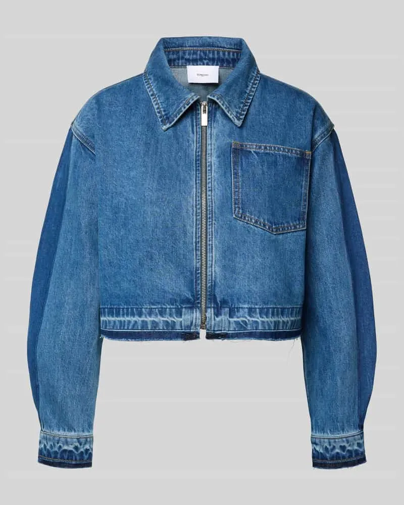 Suncoo Jeansjacke mit Viskose-Anteil Modell 'DENZEL Blau