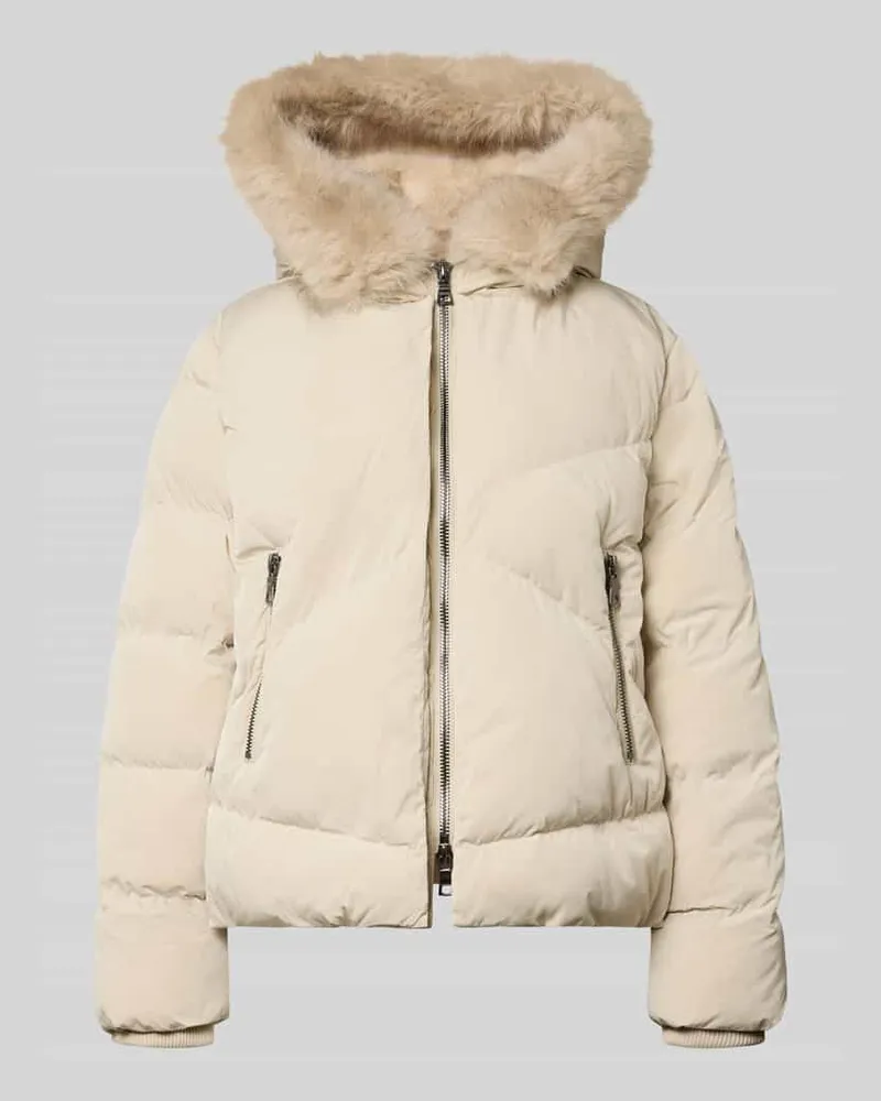 Blonde No. 8 Steppjacke mit Kunstfellbesatz Modell 'SNOW Kitt