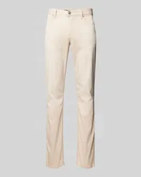 Alberto Regular Fit Jeans im 5-Pocket-Design Modell 'PIPE Beige