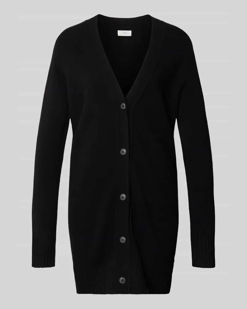 Fynch-Hatton Strickjacke mit Knopfleiste Black