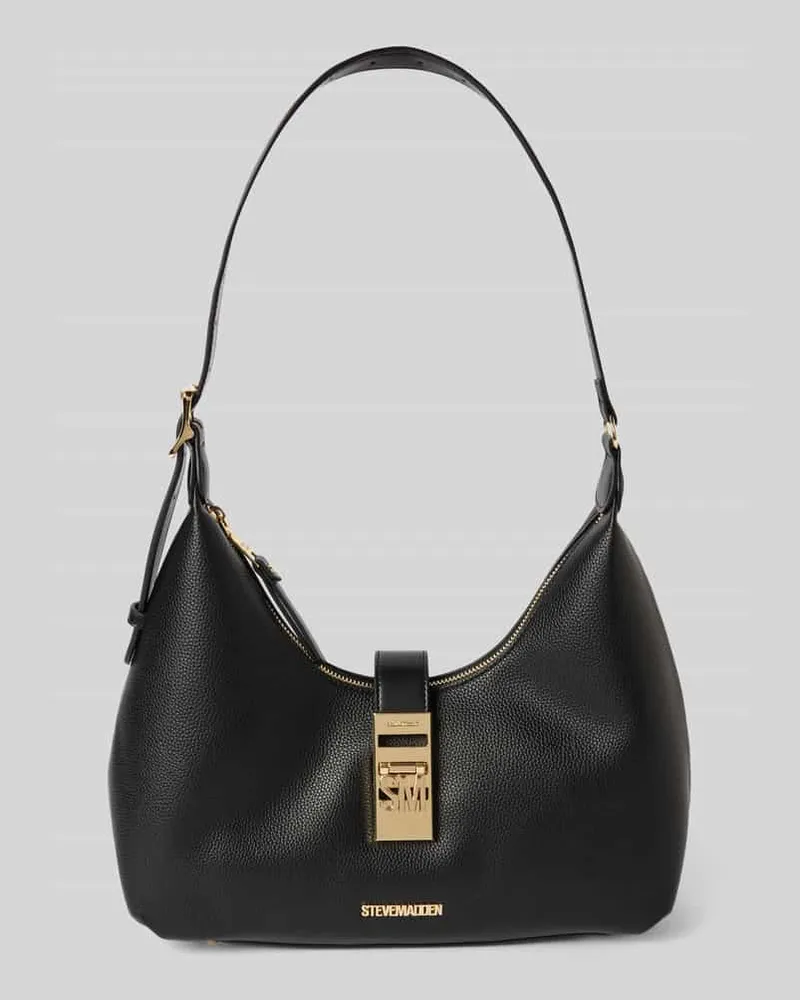 Steve Madden Shoulder Bag in Leder-Optik Modell 'Bovie Black