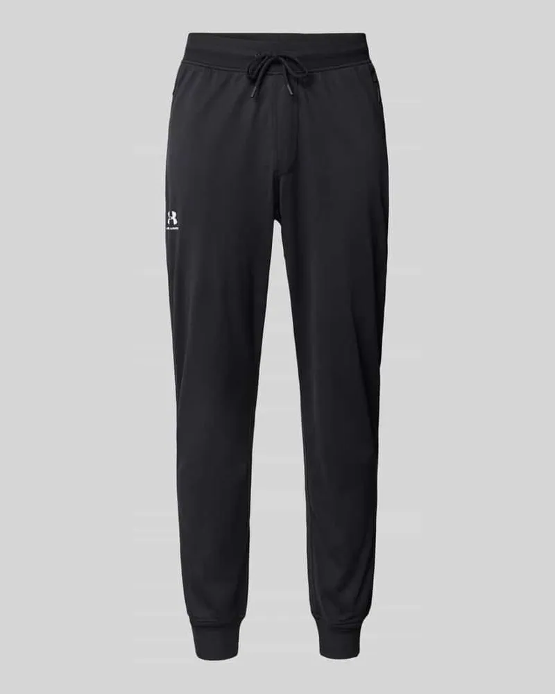 Under Armour Relaxed Fit Trainingshose mit Reißverschlusstaschen Black