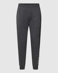 Ralph Lauren Sweatpants mit Label-Print Modell 'LOOPBACK Mittelgrau