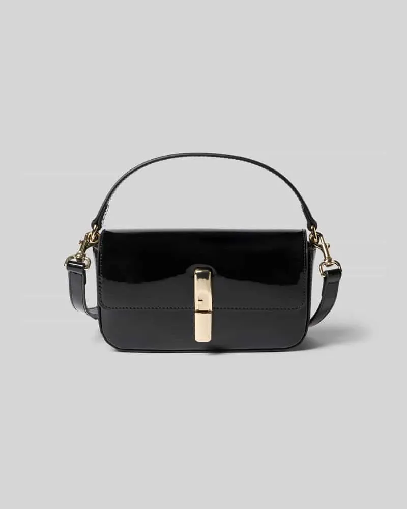 Furla Clutch mit goldfarbenem Drehverschluss Modell 'IRIDE Black