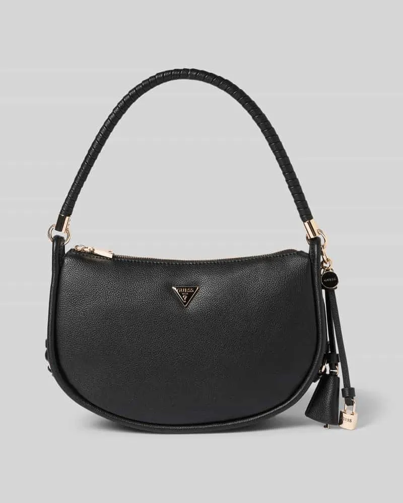 Guess Handtasche mit Label-Applikation Black