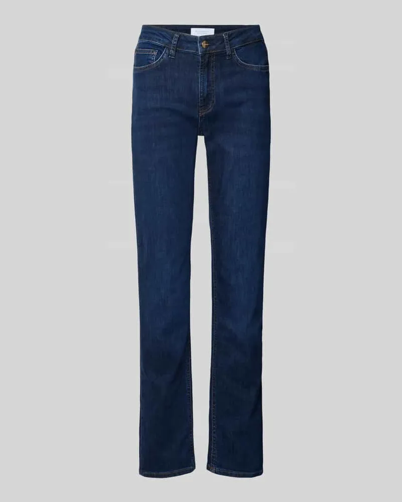 Rich&Royal Slim Fit Jeans mit Eingrifftaschen Dunkelblau
