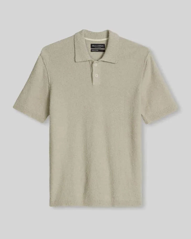 Marc O'Polo Regular Fit Poloshirt aus Baumwoll-Mix Mittelgrau