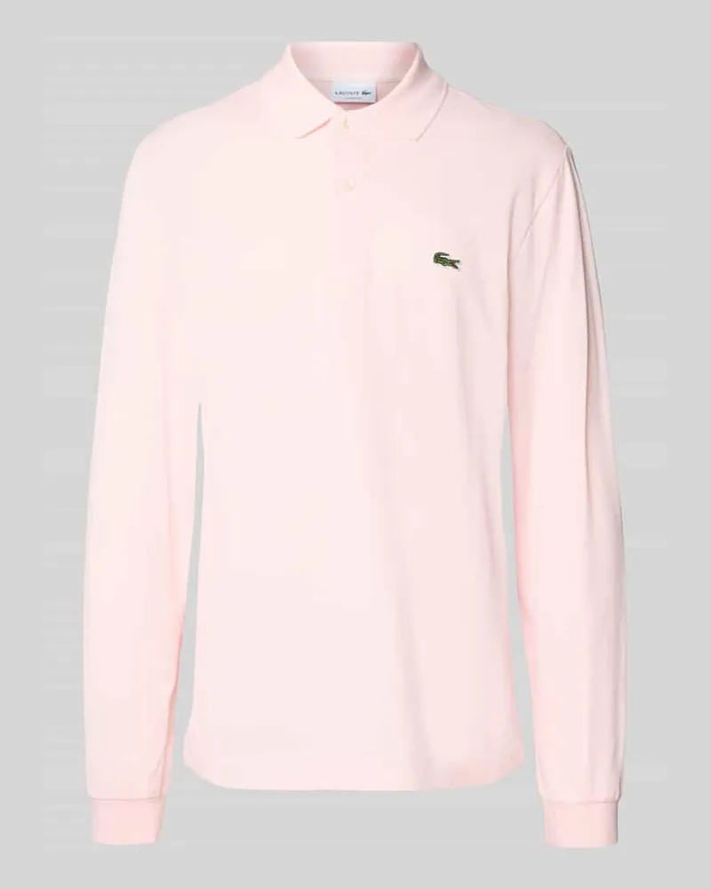 Lacoste Regular Fit Poloshirt aus reiner Baumwolle Rosa