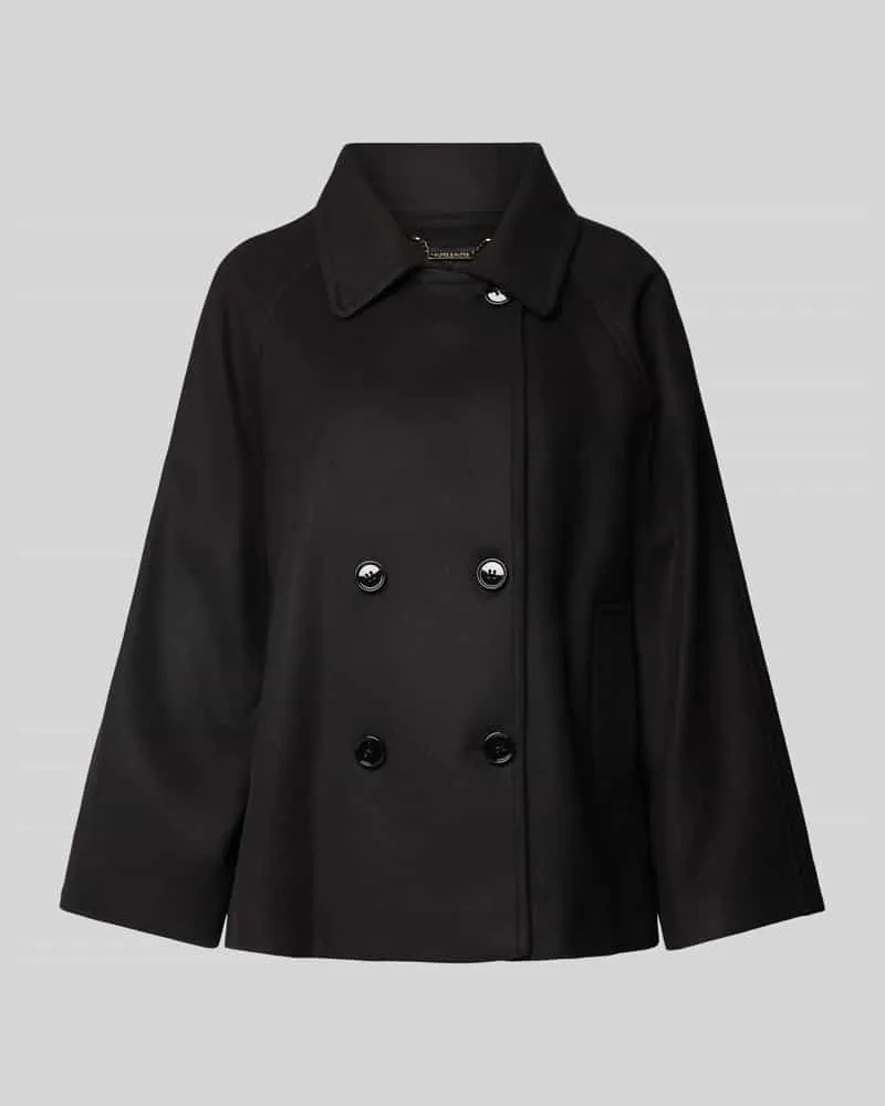 More & More Jacke mit Reverskragen Modell 'Caban Black