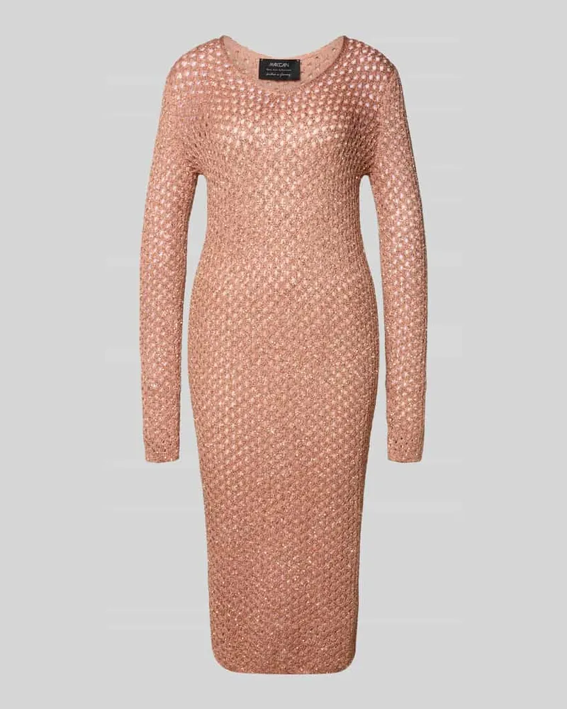 Marc Cain Slim Fit Midikleid mit Woll-Anteil Rose