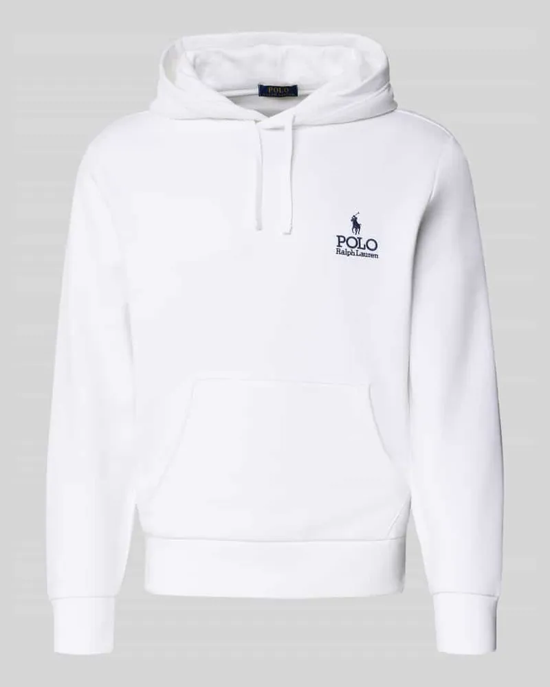 Ralph Lauren Hoodie mit Label-Stitching Weiss