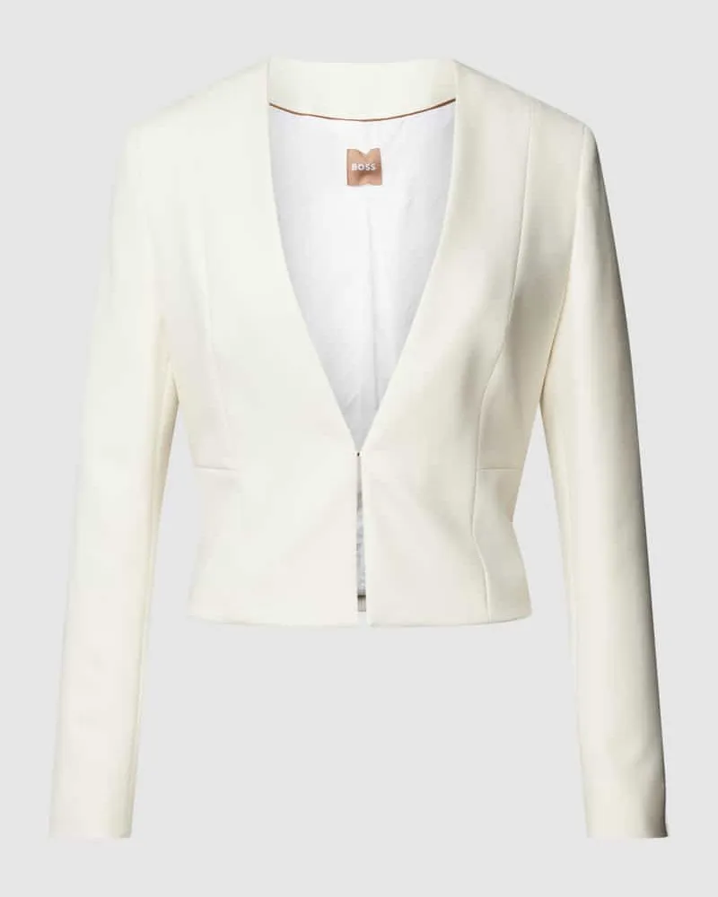 HUGO BOSS Blazer mit Teilungsnähten Modell 'Jamaisa Offwhite