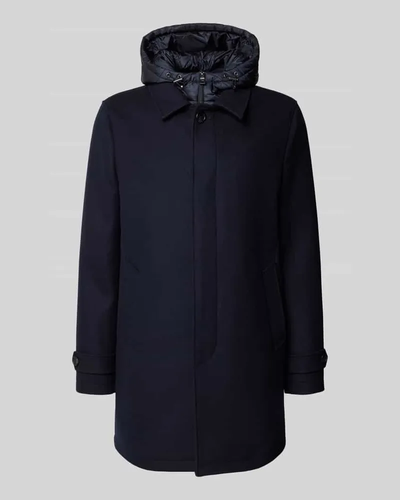 Geox Regular Fit Funktionsjacke mit Woll-Mix Modell 'MONREALE Marine