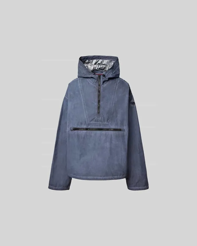 Diesel Jacke mit Kapuze Blau