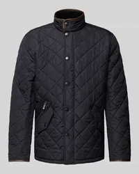 Barbour Steppjacke mit Stehkragen Marine