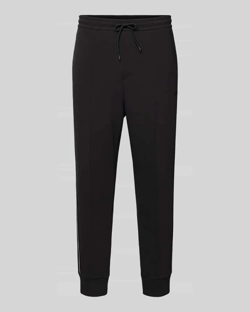 HUGO BOSS Regular Fit Sweatpants aus Baumwoll-Mix Modell 'JOIN HADIKO Black