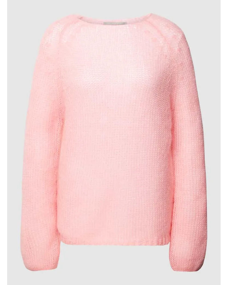 (THE MERCER) N.Y. Strickpullover aus Mohair-Mix in unifarbenem Design Pink