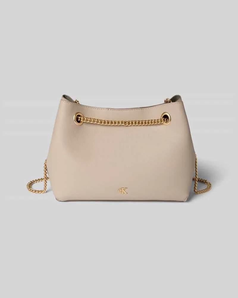 Calvin Klein Handtasche mit Label-Detail Beige