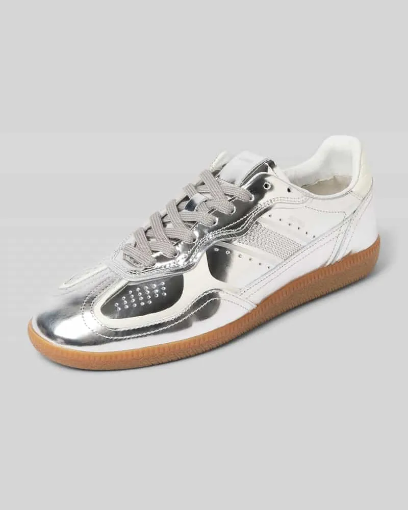 Alohas Sneaker mit Schnürverschluss Silber